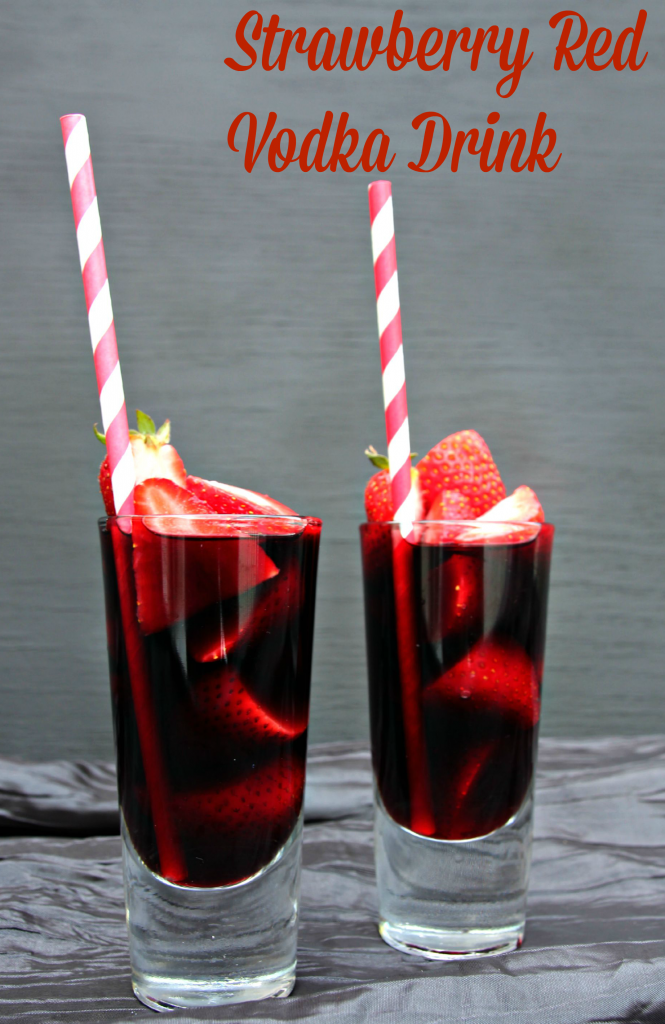Strawberry-Red-Vodka-Drink