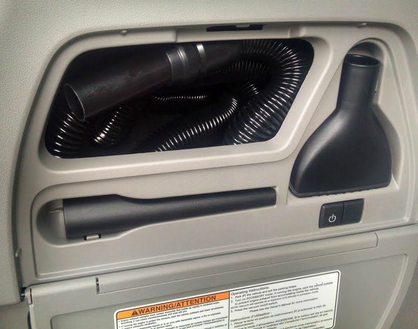 vacuum in van